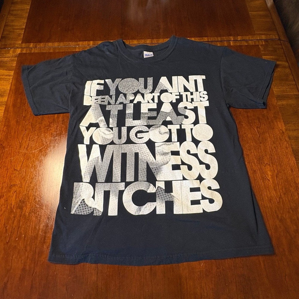 Drake "If You Ain't Been a Part‎ of This…" Graphic T-Shirt Black Size Large